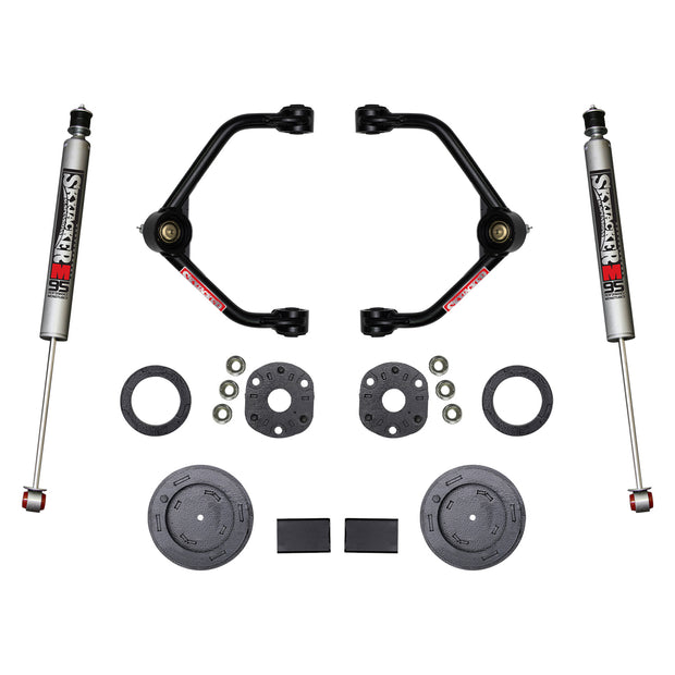3 Inch Suspension Lift Kit With Front Strut Spacers Front Upper A-arms Rear Coil Spring Spacers Rear Bump Stop Spacers And Rear M95 Monotube Shocks 2019-2021 Ram 1500 Skyjacker