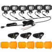 R4 Series | 4 Inch 60W Flood Beam LED Pods Light White Driving Light