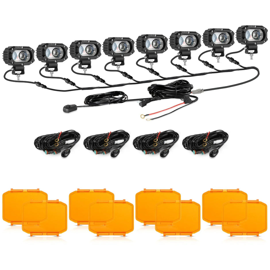R4 Series | 4 Inch 60W Spot Beam LED Pods Light White Driving Light