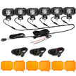 R4 Series | 4 Inch 60W Corrugated Lens 120° Wide Beam LED Pods Lights