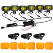 R4 Series | 4 Inch 60W LED Pods Light Flood Beam Amber Light