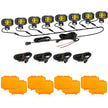 R4 Series | 4 Inch 60W LED Pods Light Flood Beam Amber Light
