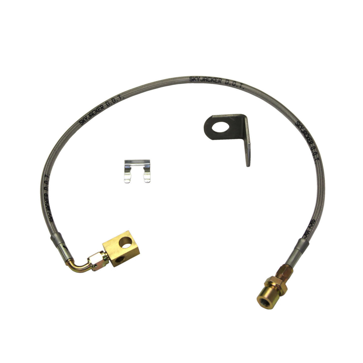 Stainless Brake Line 97-16 Jeep Wrangler Rear 4.0-8