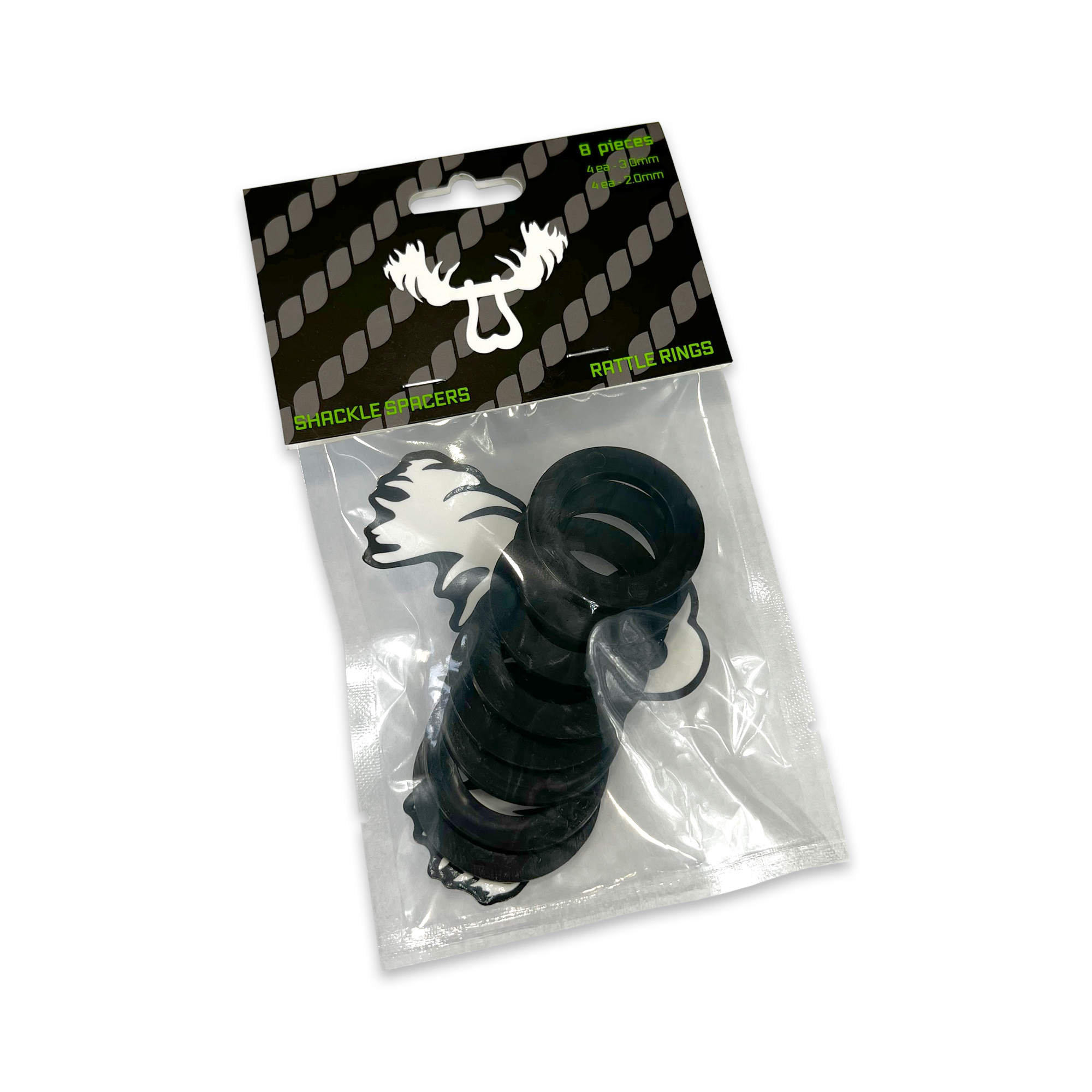 Moose Knuckle Offroad | Recovery Shackle Washer Isolator Spacers | Black Hole Jeep Bumper Rattle Rings