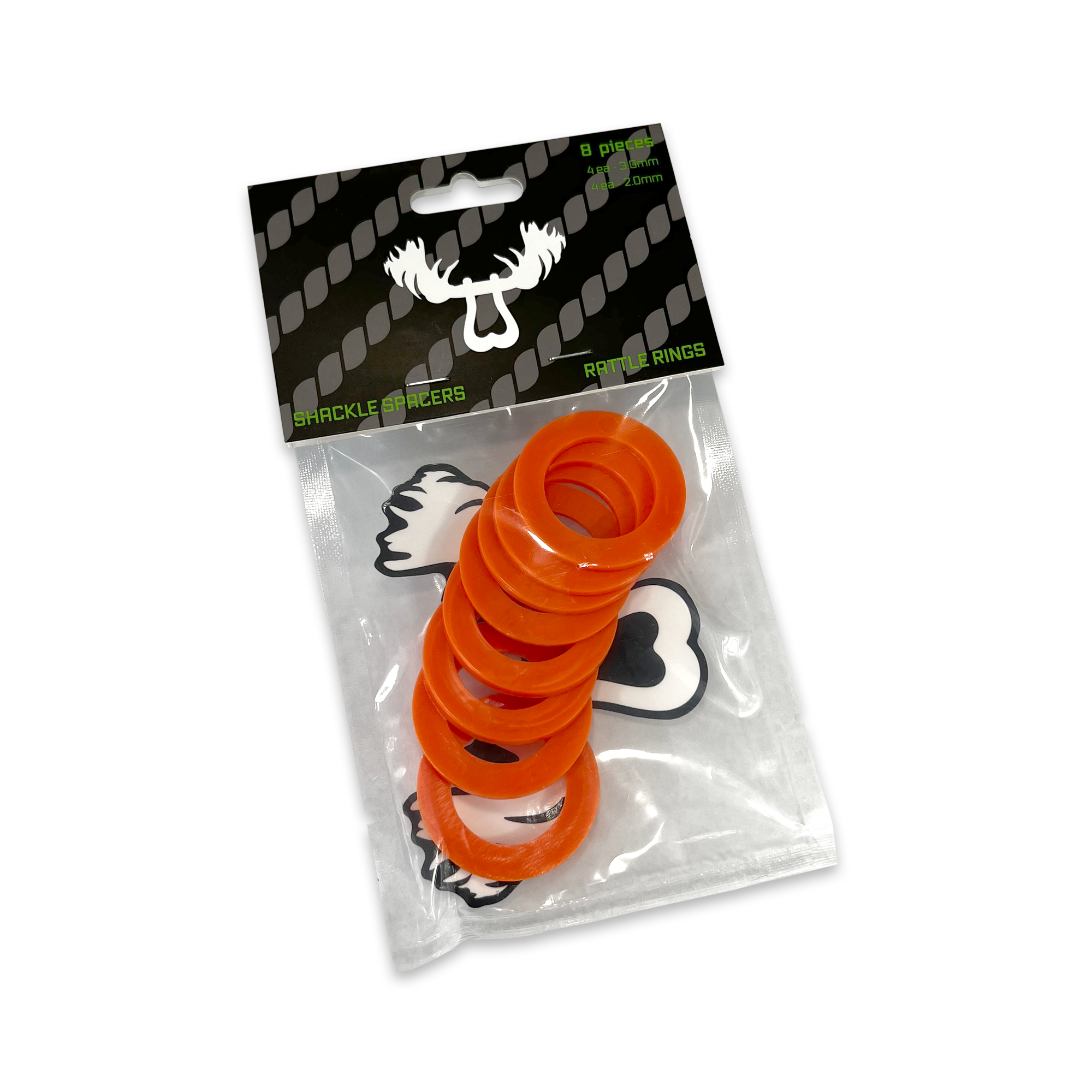 Moose Knuckle Offroad | Recovery Shackle Better than Silcone Rubber Washer Isolator Spacers | Obscene Orange Jeep Bumper Rattle Rings