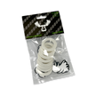 Moose Knuckle Offroad | Recovery Shackle Washer Isolator Spacers | Pure White Jeep Bumper Rattle Rings