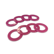 Pink Shackle Washers 3mm and 2mm Thick Isolators for Overland Recovery | Moose Knuckle Offroad Rattle Rings