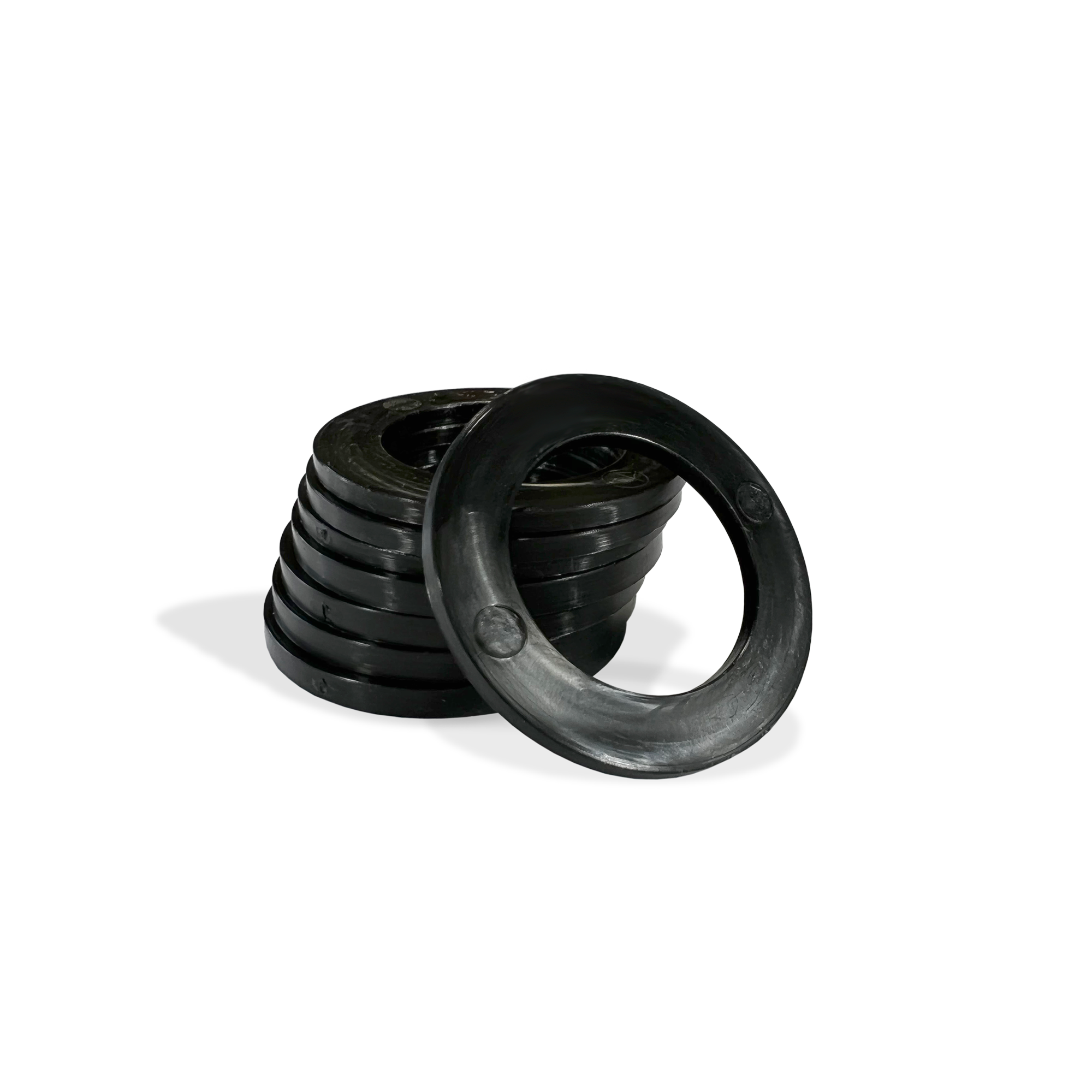 Moose Knuckle Offroad Recovery Gear | Black Shackle Isolators for Customer Bumpers and Towing | Anti Rattle Rings