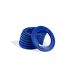 Moose Knuckle Offroad Recovery Gear | Blue Shackle Isolators for Customer Bumpers and Towing | Anti rattle ring