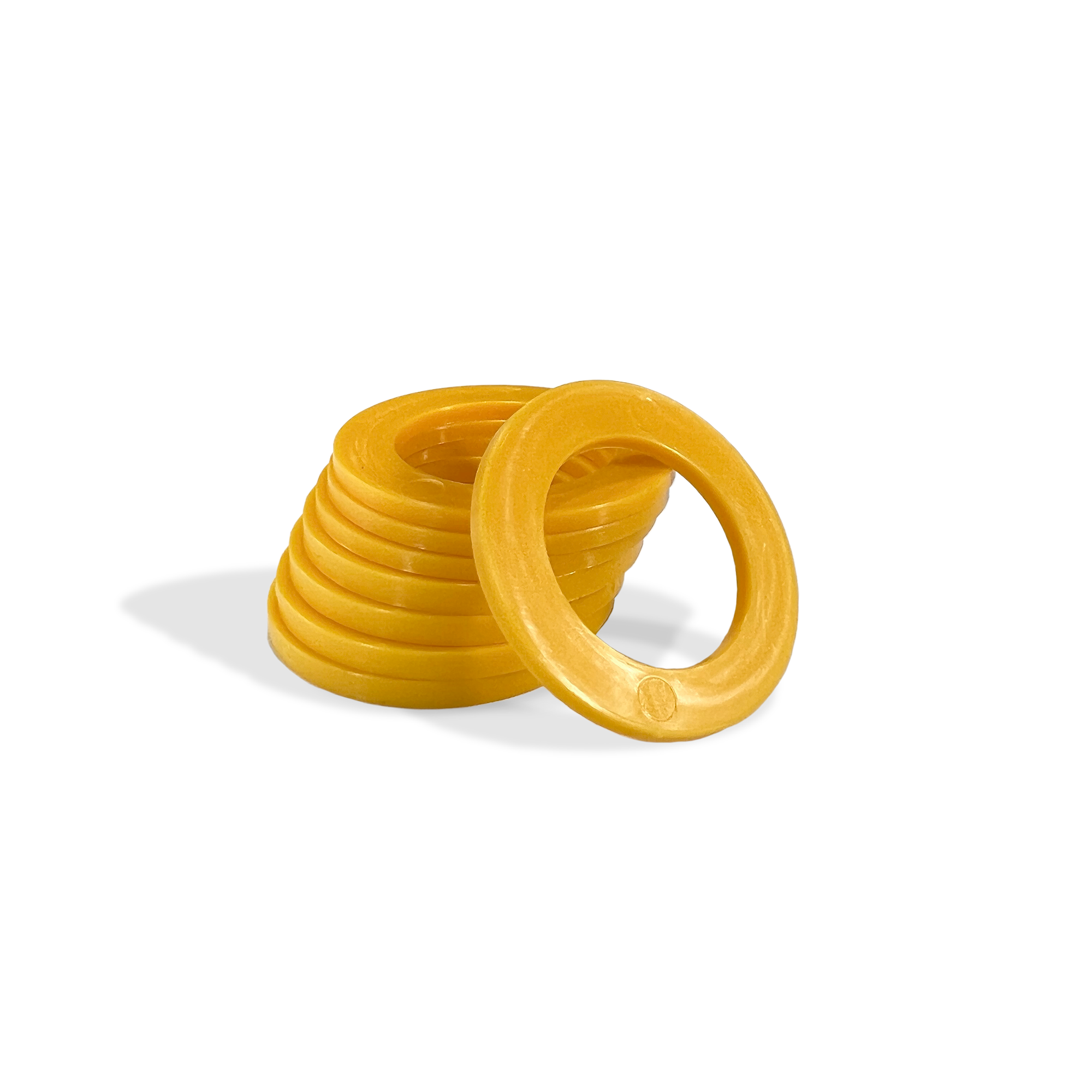Moose Knuckle Offroad Recovery Gear | Yellow Shackle Isolators for Customer Bumpers and Towing | Anti Rattle Rings