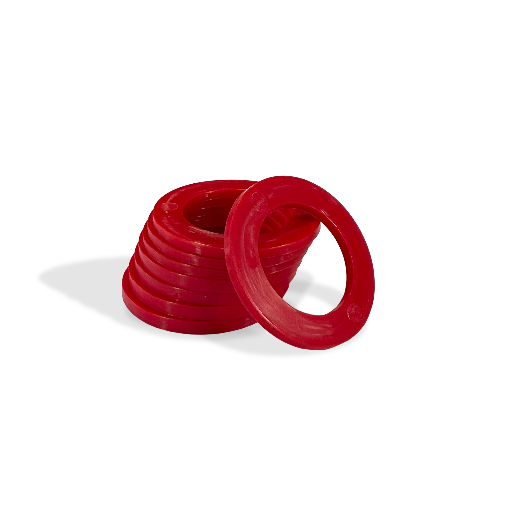 Moose Knuckle Offroad Recovery Gear | Red Shackle Isolators for Customer Bumpers and Towing | Anti Rattle Rings