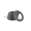 Moose Knuckle Offroad Recovery Gear | Gray Shackle Isolators for Customer Bumpers and Towing | Grey Anti Rattle Rings