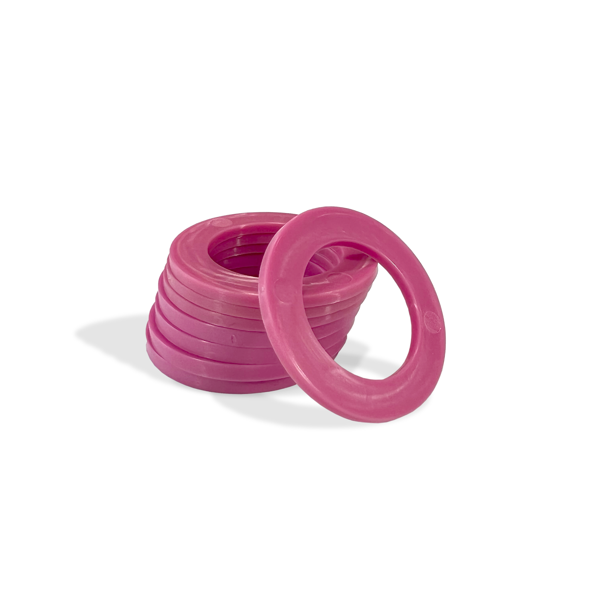 Moose Knuckle Offroad Recovery Gear | Pink Shackle Isolators for Customer Bumpers and Towing | Anti Rattle Rings