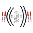 Suspension Lift Kit w/Shock Nitro Shocks 4 Inch Lift Incl. Front Leaf Springs Front/Rear U Bolt Kits Front/Rear Spring Bushing Kits Skyjacker