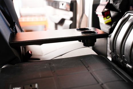 Rear Seat Arm Rest and Cupholders