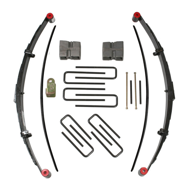 4Runner/Pickup Lift Kit 7 Inch Lift 80-85 Pickup 84-85 4Runner Includes Front Leaf Springs Front/Rear U Bolt Kits Front Spring Bushing Kit Rear Block Track Bar Bracket Skyjacker