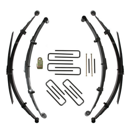 4Runner Lift Kit 7 Inch Lift 84-85 4Runner Includes Front/Rear Leaf Springs Front/Rear U Bolt Kits Front/Rear Spring Bushing Kits Track Arm Bracket Skyjacker