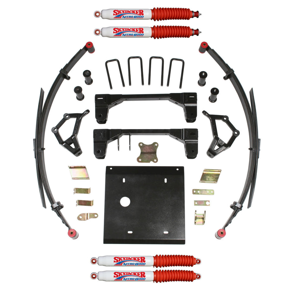 Suspension Lift Kit 86-89 4Runner w/Shock Nitro Shocks 4 Inch Lift System Skyjacker