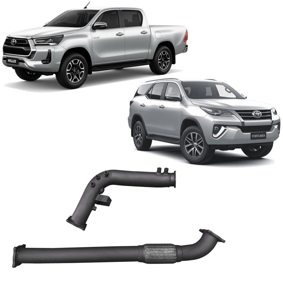 Redback Extreme Duty Exhaust DPF Adaptor Kit for Toyota Hilux / Fortuner (07/2015 - on) - THX443100-PA