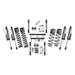 4 Inch Suspension Lift System With ADX 2.0 Remote Reservoir Shocks with Lower Links 97-02 Jeep Wrangler TJ Skyjacker