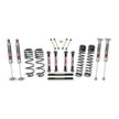 4 Inch Dual Rate Long Travel One Box Kit w/OE Style Front and Rear Lower Links and M95 Monotube Shocks TJ/LJ 1997-2002 Jeep Wrangler Skyjacker