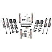 4 Inch Suspension Lift System With ADX 2.0 Remote Reservoir Shocks with Lower Flex Links 03-06 Jeep Wrangler TJ Skyjacker