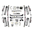 4 Inch Suspension Lift System With ADX 2.0 Remote Reservoir Shocks 97-06 Jeep Wrangler TJ Skyjacker