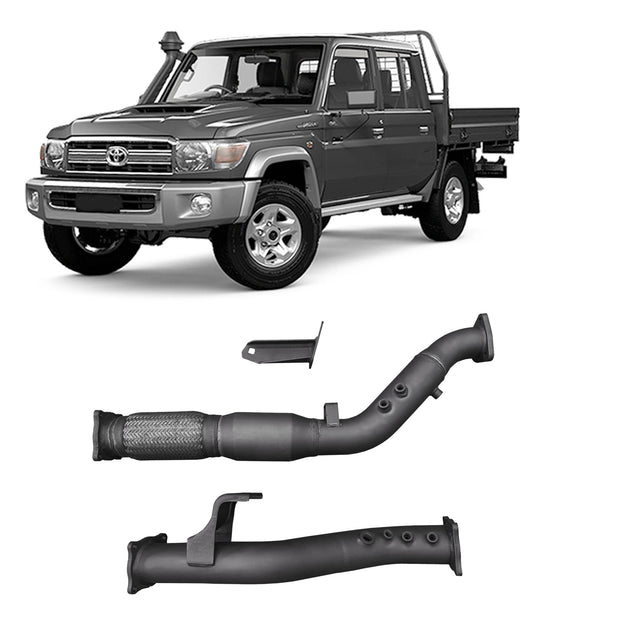Redback Extreme Duty Exhaust DPF Adaptor Kit for Toyota Landcruiser 76 Series Wagon, 79 Series Single and Double Cab (11/2016 - on) - TLX441900-CA