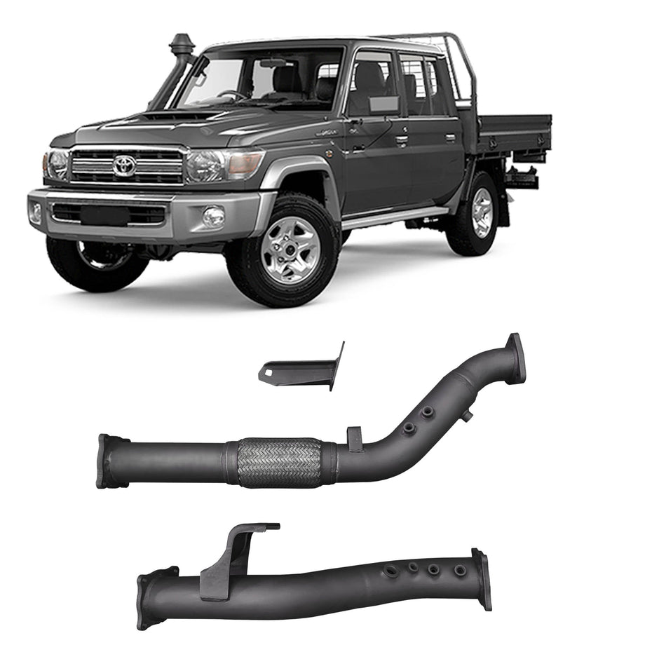 Redback Extreme Duty Exhaust DPF Adaptor Kit for Toyota Landcruiser 76 Series Wagon, 79 Series Single and Double Cab (11/2016 - on) - TLX441900-PA