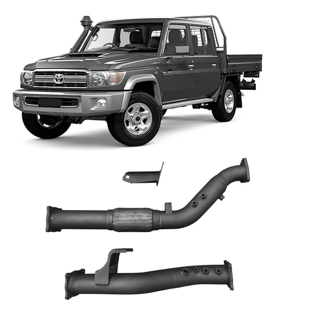 Redback Extreme Duty Exhaust DPF Adaptor Kit for Toyota Landcruiser 76 Series Wagon, 79 Series Single and Double Cab (11/2016 - on) - TLX441900-PA