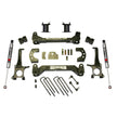 Suspension Lift Kit w/Shock 4.5 Inch Lift 07-19 Toyota Tundra Incl. Front Strut Spacers Rear Block Kit And Monotube 9500 Shocks Skyjacker