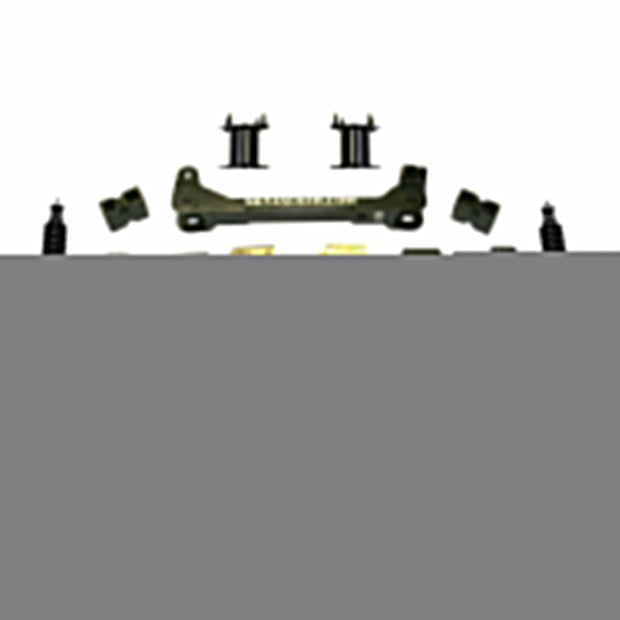 Suspension Lift Kit w/Shock 6 Inch Lift w/Black MAX Shocks 07-19 Toyota Tundra Incl. Front Strut Spacer Kit Blocks U Bolts Brake Line Brackets Skyjacker