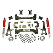 Suspension Lift Kit w/Shock 6 Inch Lift 07-19 Toyota Tundra Incl. Front Strut Spacer Kit Blocks U Bolts Brake Line Brackets Skyjacker