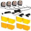 V-MAX Series | 7 Inch 228W 26100LM Spot Beam Side Shooter LED Round Driving Lights with Amber DRL&Backlight