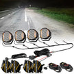 V-ULTRA Series | 7 Inch 226W LED Side Shooter White Pod Lights with Amber DRL