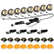V-ULTRA Series | 5 Inch 172W LED Side Shooter White Pod Lights with Amber DRL