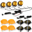 V-ULTRA Series | 5 Inch 172W LED Side Shooter Amber Pod Lights with Amber DRL