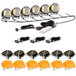 V-ULTRA Series | 7 Inch 226W LED Side Shooter White Pod Lights with Amber DRL