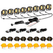V-ULTRA Series | 3 Inch 108W LED Side Shooter White Pod Lights with Amber DRL