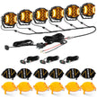 V-ULTRA Series | 3 Inch 108W LED Side Shooter Amber Pod Lights with Amber DRL
