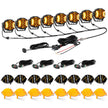 V-ULTRA Series | 3 Inch 108W LED Side Shooter Amber Pod Lights with Amber DRL