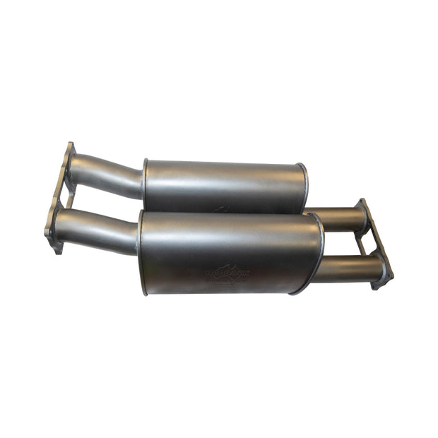 Redback Extreme Duty Offset/Offset 11inx6in Twin Large Muffler Assembly - XM00881