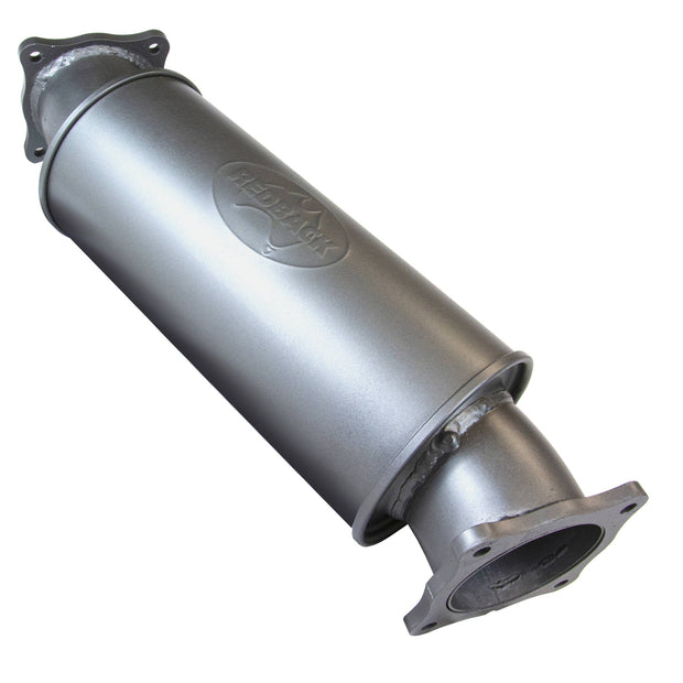 Redback Extreme Duty Offset/Centre 6in Round Resonator 4in Inlet - XR00173-40