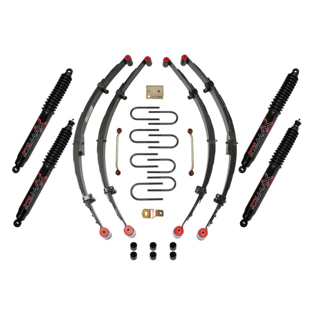 Sport Suspension Lift Kit 87-95 Jeep Wrangler 4" Lift Skyjacker (YJ41BKB)