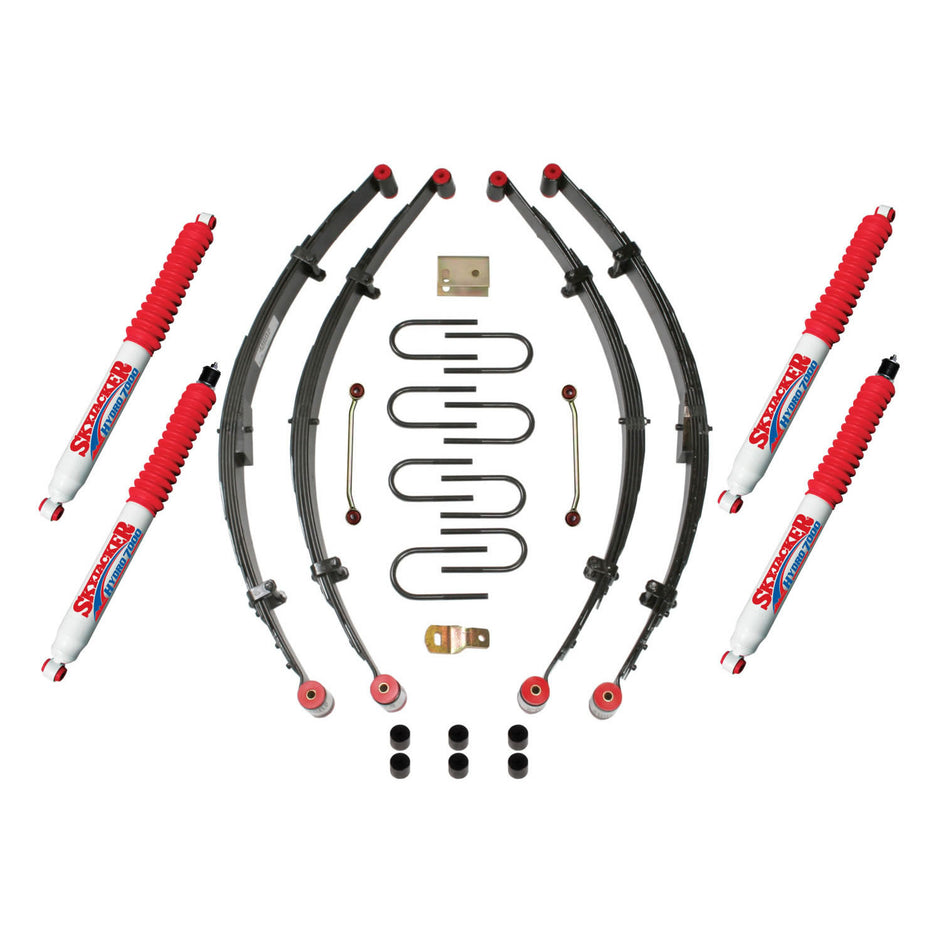 Suspension Lift Kit 87-95 Jeep Wrangler 4" Lift Skyjacker (YJ41BKH-R)