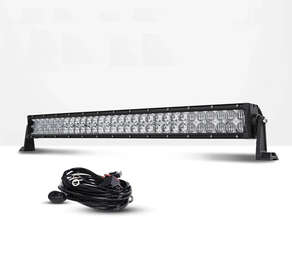 22 Inch-52 Inch 5D Series Straight/Curved Combo Beam Double Row LED Light Bar for 2016 Ford F150