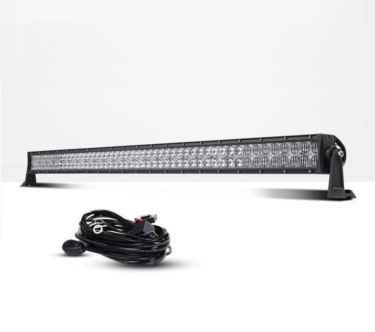22 Inch-52 Inch 5D Series Straight/Curved Combo Beam Double Row LED Light Bar for Ford Bronco