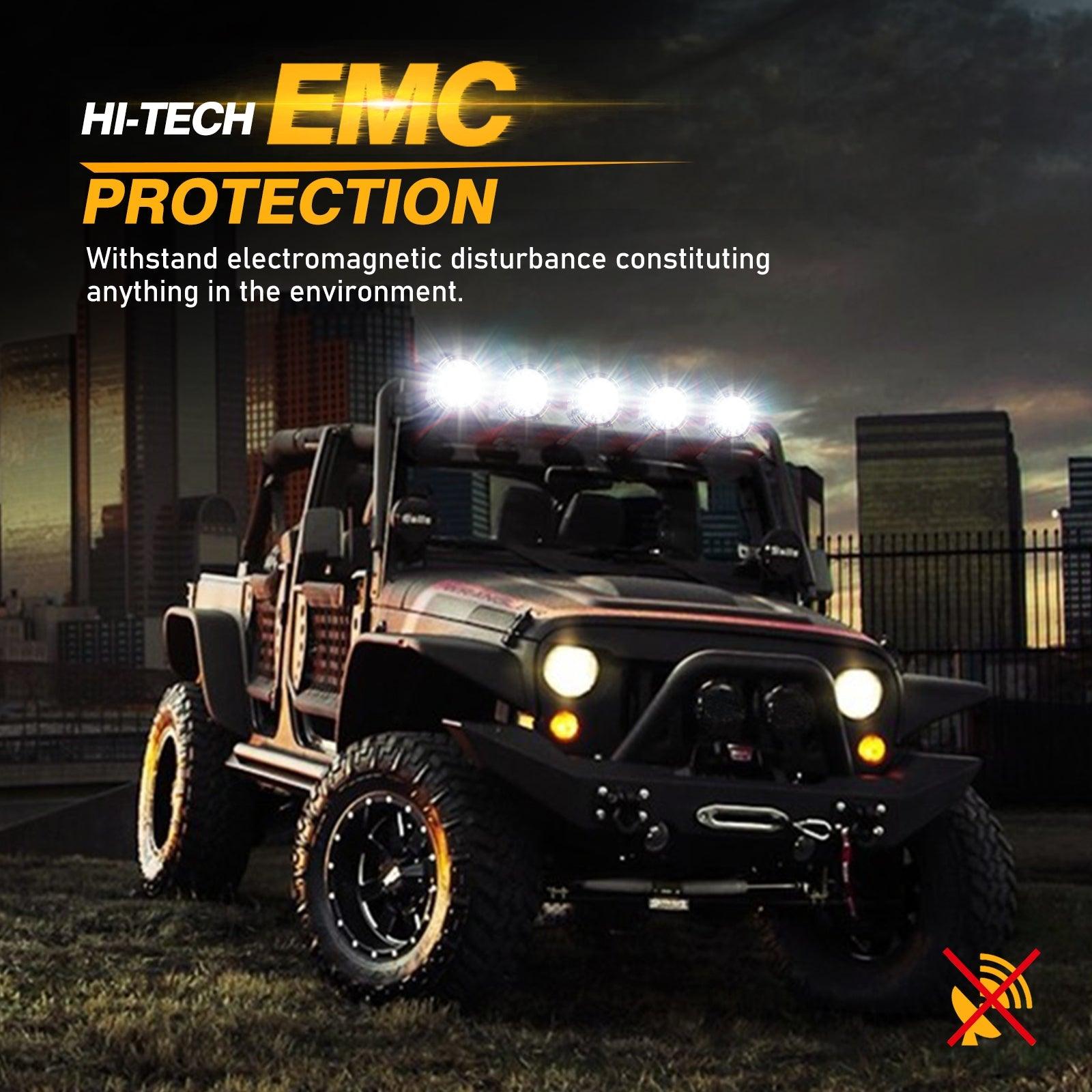 (2pcs/set) 7 Inch 230W 33332LM 360-PRO Series LED Driving Lights+Amber/Black Covers(Optional) for ATV UTV SIDE BY SIDE 4X4