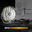 (2pcs/set) 9 INCH 270W 37776LM 360-PRO Series Custom Lens LED Driving Lights+Amber/Black Covers(Optional) for Toyota Tacoma 2016 2017 2018 2019 2020 2021