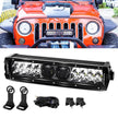 NEW 5D-PRO Series Spot Led Light Bars with DT Wiring Harness Kit For JEEP